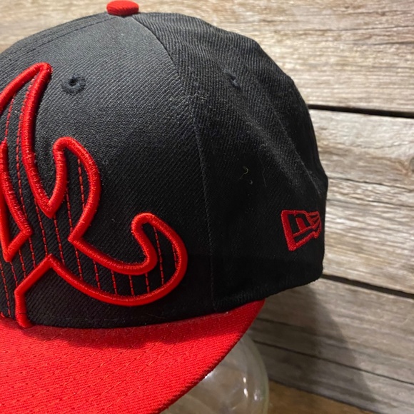 🤡BOGO🤡 MLB Atlanta Braves New Era 59Fifty Embroidered Cap - NWOT Men 7 3/8 - Picture 2 of 6